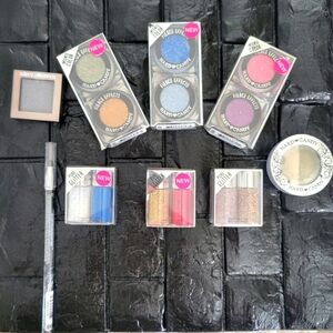 Hard Candy Eyeshadow and Glitter Set - Multi-Color. 9 pcs Bundle!